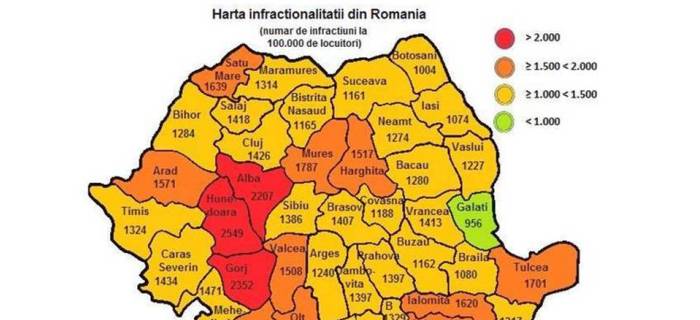 harta infractionalitatii